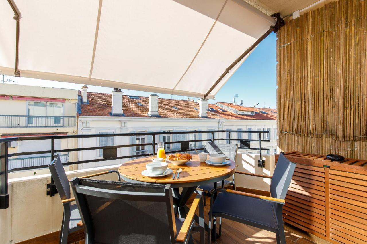 Citybeach Soha- Rue D'Antibes - 2 Bdr 2 Bthr 1 Toil - Clim Terrace Parking Elevator كان المظهر الخارجي الصورة